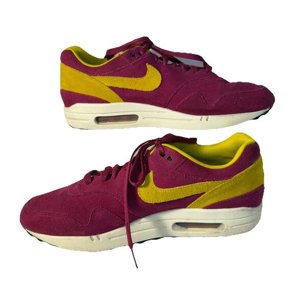 DS New Nike Air Max 1 Premium Dynamic Berry 2016  Size 9 Authentic Pink Trainer - Picture 3 of 10